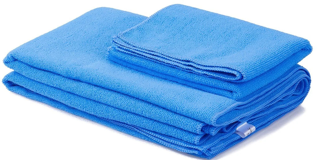 7-Piece Set - Include 1/2" Thick Yoga Mat with Carrying Strap, 2 Yoga Blocks, Yoga Mat Towel, Yoga Hand Towel, Yoga Strap and Yoga Knee Pad