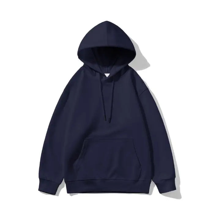 Women's Oversized Hoodie Sweatshirt Streetwear Autumn Winter 320g Loose Solid Color Thickened Hooded Pullover Top New Arrival