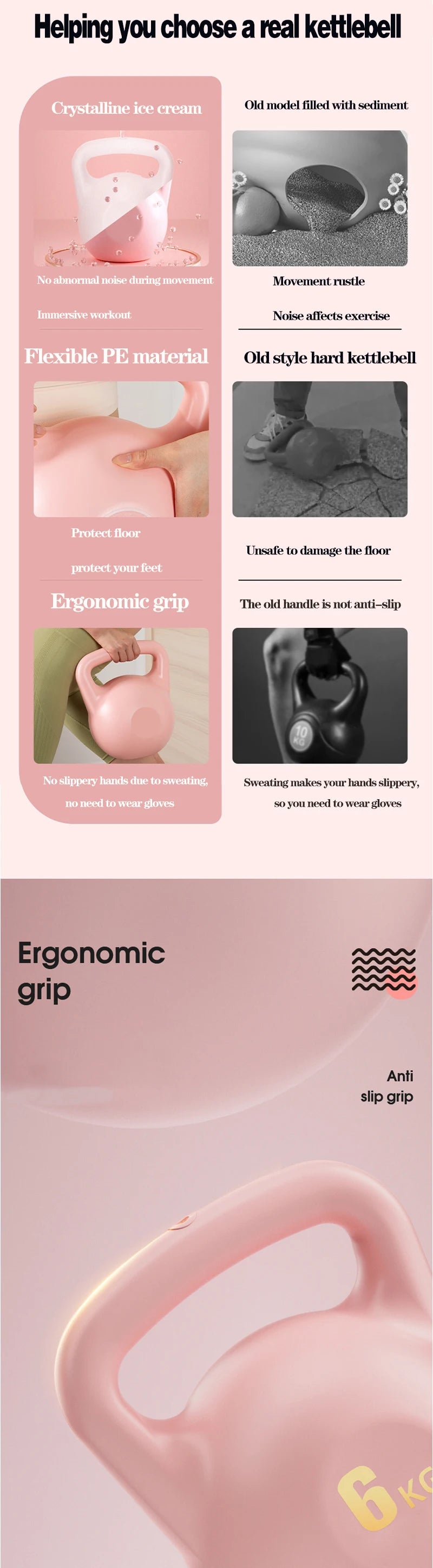 Man Soft Dumbbells Fitness Home Women's 6kg Kettle Bell Soft Kettlebell Squat Trainer Magical Tool for Training Buttocks