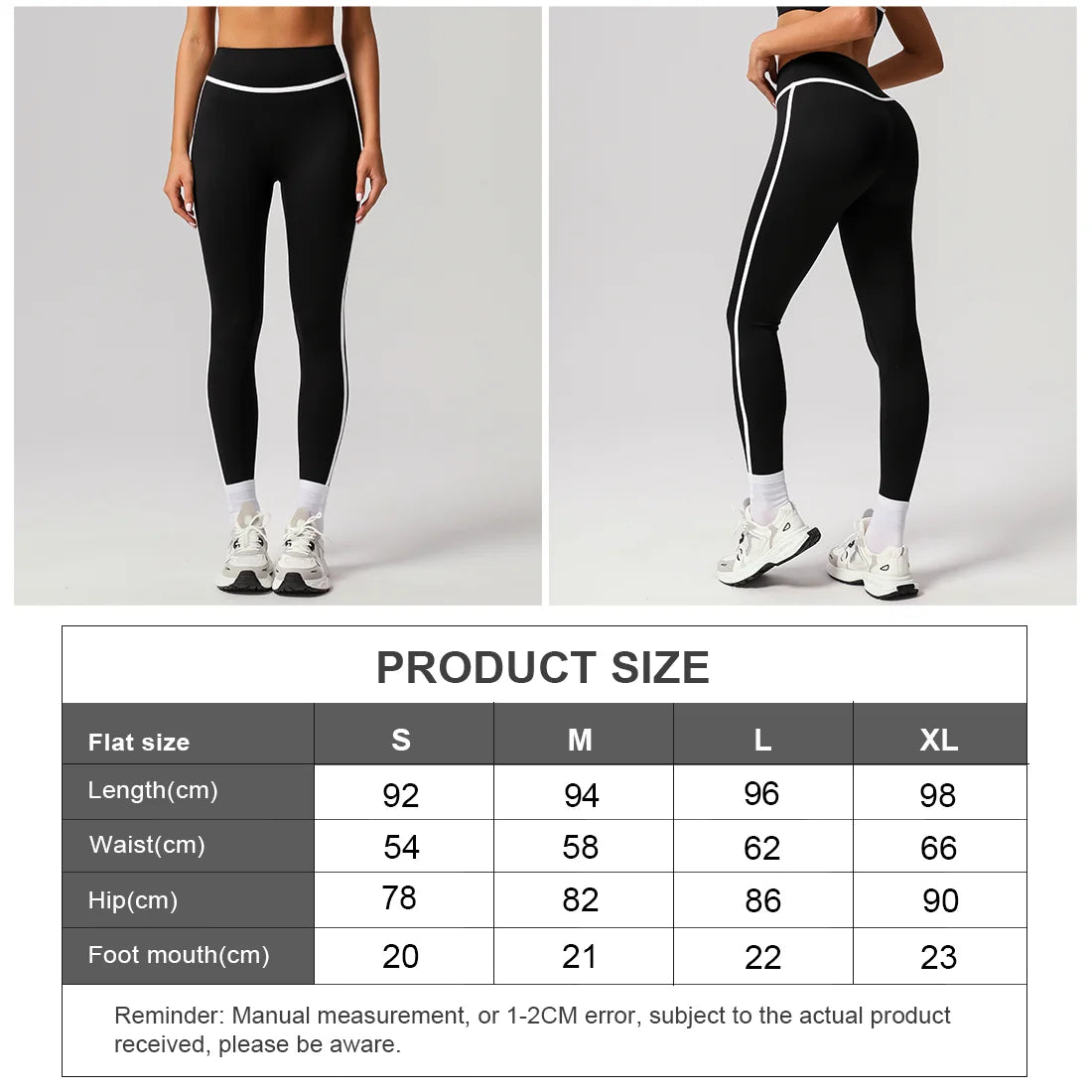 Women Fitness Casual Training Contrast Color Butt Liftting Outdoor Running Sport Yoga Leggings