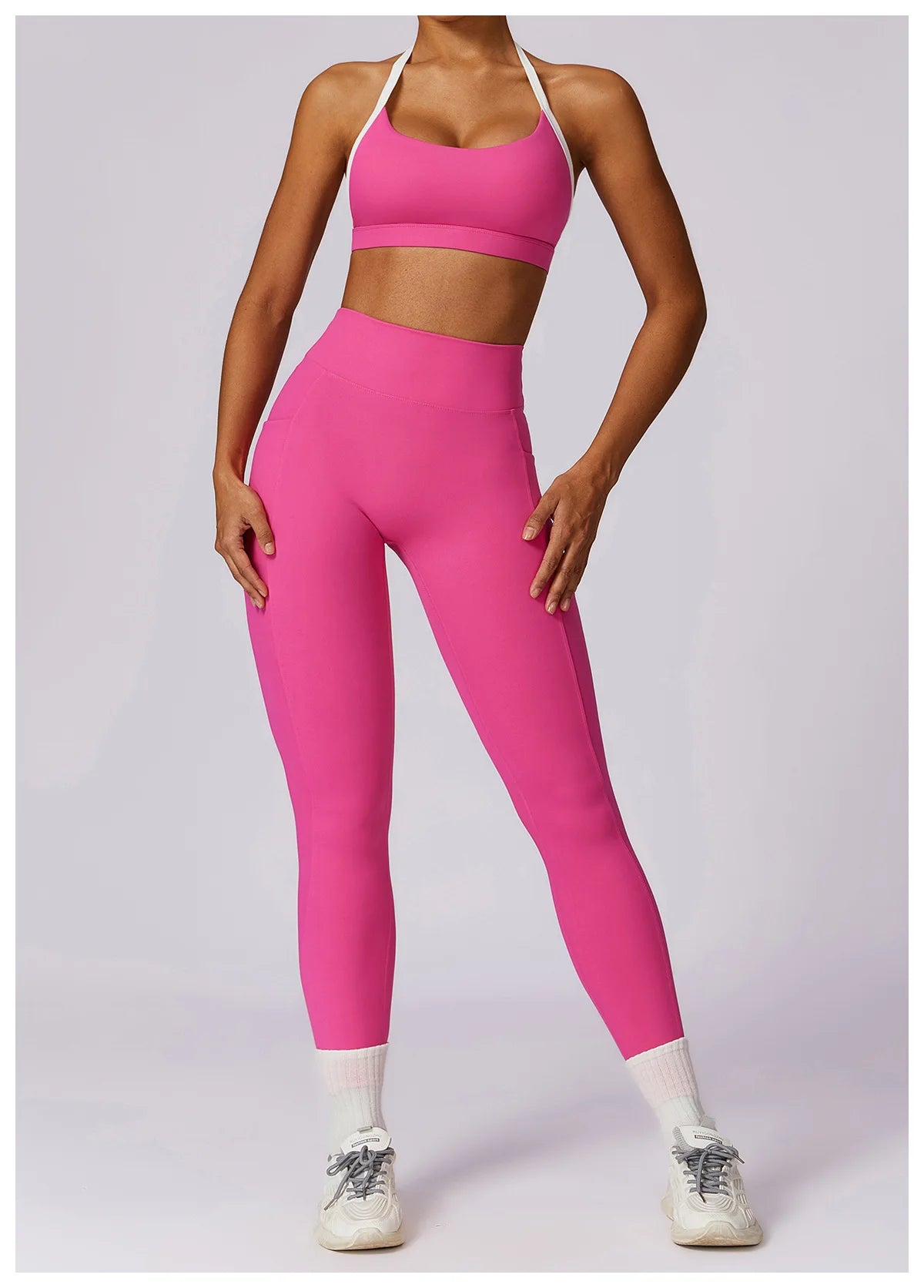 Women Sports Bra Halter Top Push Up Fitness Yoga Bra Workout Underwear Sport Tops For Women Breathable Running Vest Gym Wear