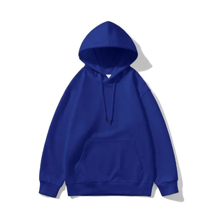 Women's Oversized Hoodie Sweatshirt Streetwear Autumn Winter 320g Loose Solid Color Thickened Hooded Pullover Top New Arrival