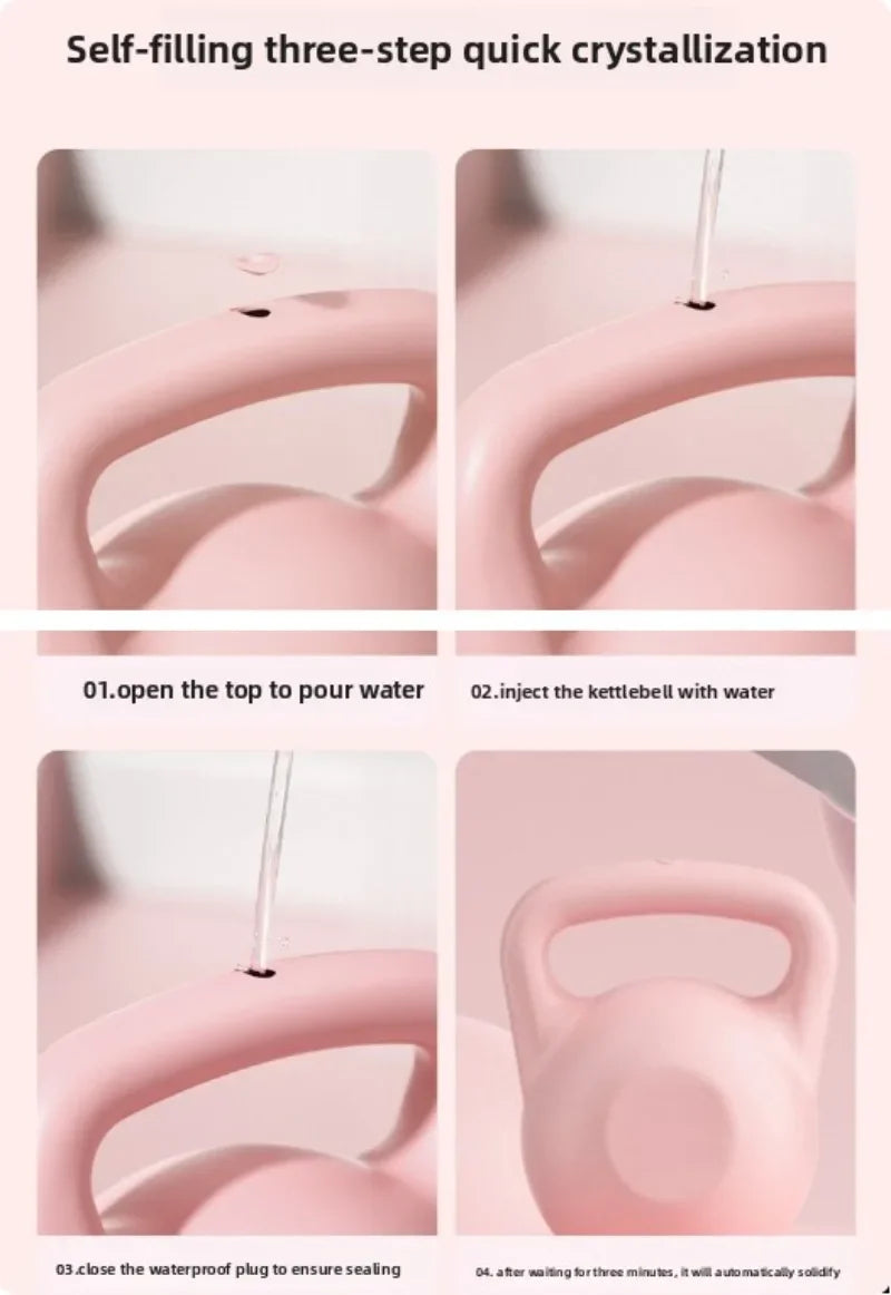 Water Soft Kettlebell Women's Fitness Home Exercise Arm Hip Professional Pot Carrying Men's Dumbbell Sports Equipment