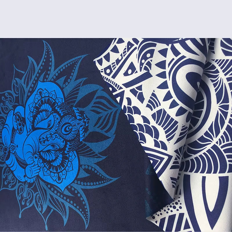 185*63Cm Yoga Towel Super Fiber anti Slip Sweat Absorbing High Temperature Exercise Microfiber Yoga Towel Yoga Blanket Mat Yoga