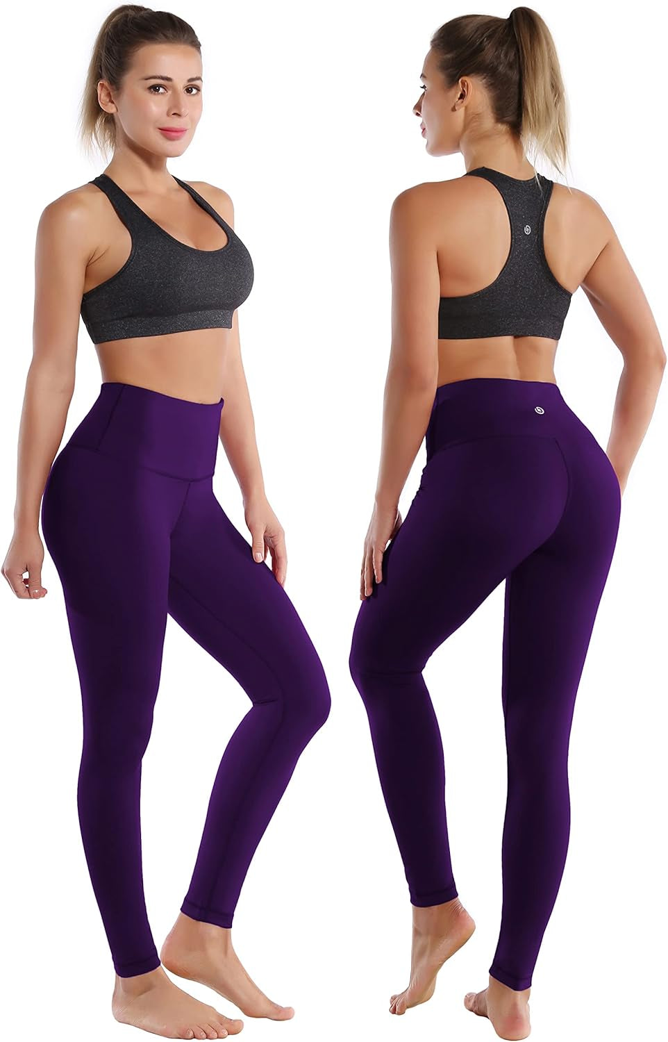 25"/26"/27"/28" Basic/Super High Waist/Embossed Pattern Yoga Pants Running Workout Leggings Tummy Control